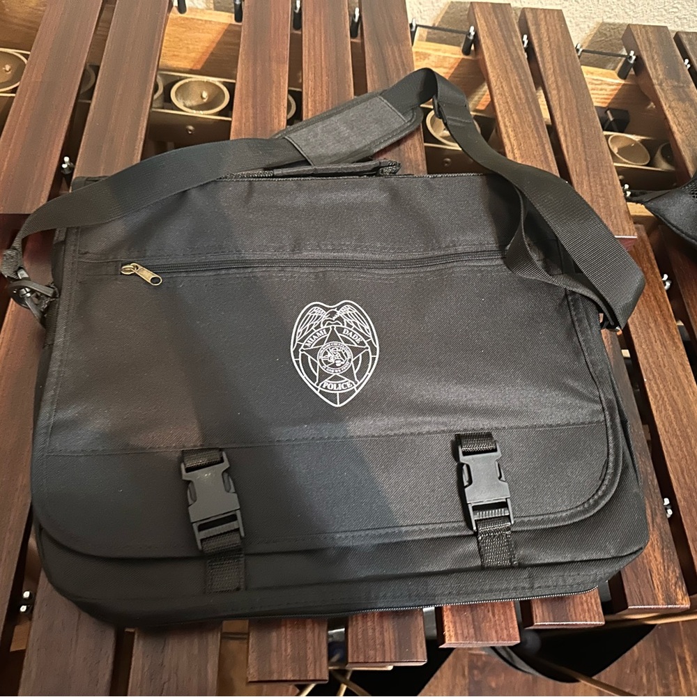 Miami Dade Police department Black Messenger Bag